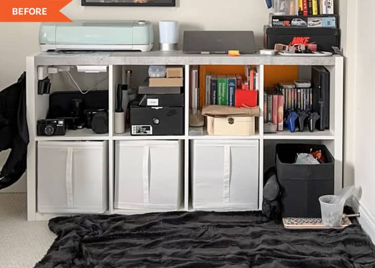 150 IKEA Kallax Redo That Hides Clutter Before and After Photos
